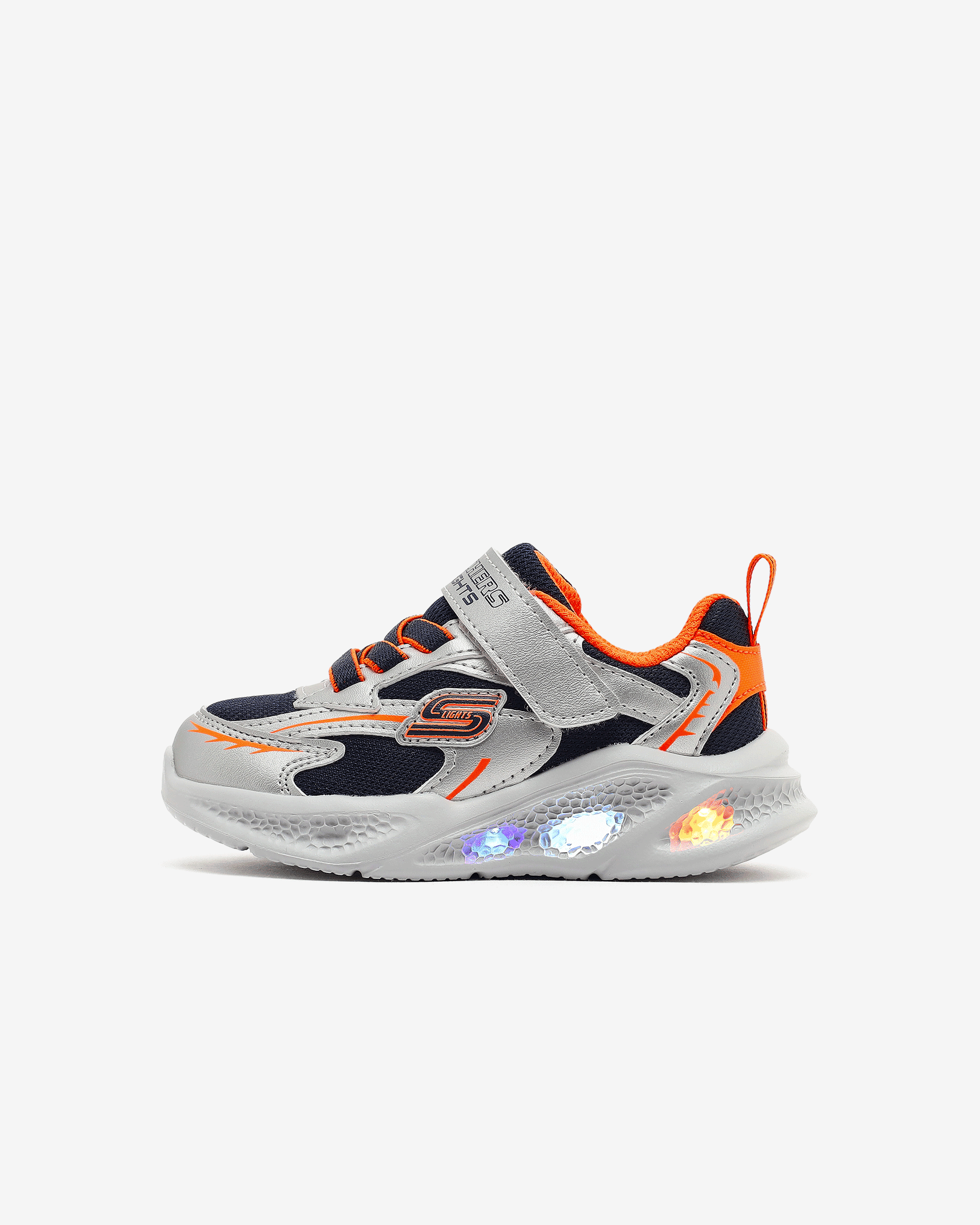 Skechers Skechers Meteor-lights Küçük Erkek Çocuk Gri Işıklı Spor